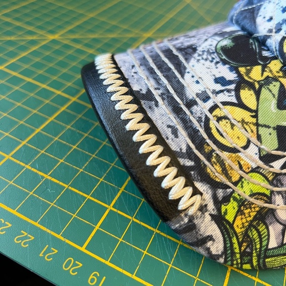 Robin Ruth "Buenos Aires" leather brim hat - Picture 4 of 9